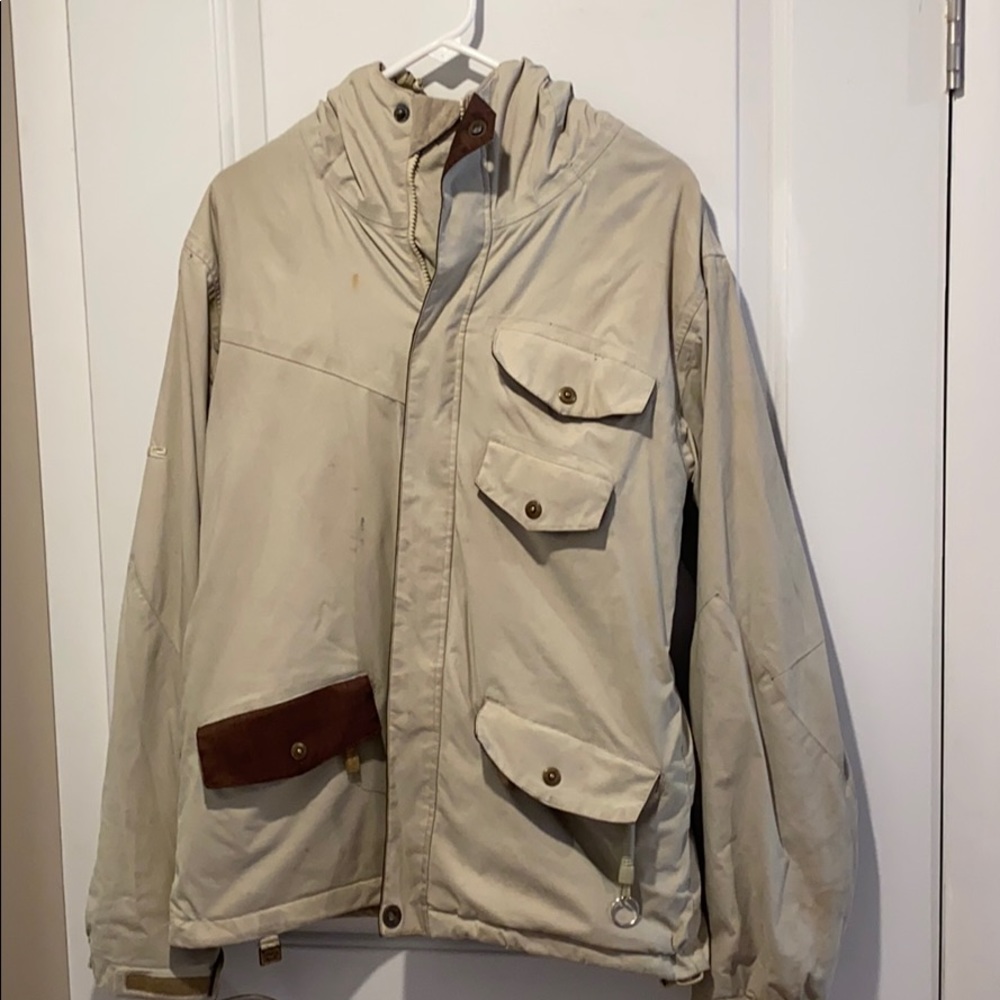 Men’s Ride Snowboard Jacket, Khaki size Small
